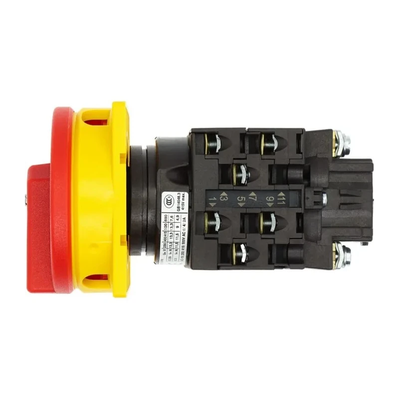Eaton 3-Pole Panel Mount Isolator Switch IP65 Rated, 100A, 5.5 kW, Red Handle T0-3 Series 