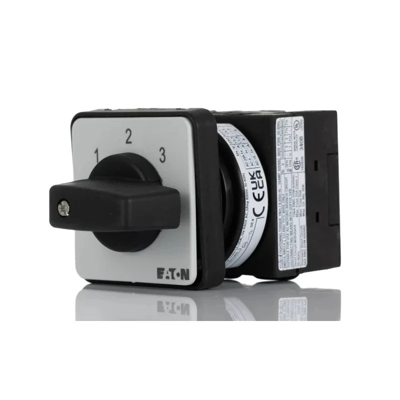 Eaton 4 Position 45 ° Toggle Actuator Cam Switch 20A 690V AC Flush Mount IP65 050716 T0-2-8241/E