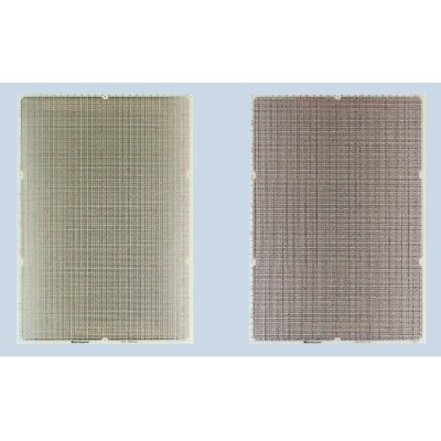 Sunhayato 2-Sided Matrix Board FR4 Epoxy Glass Fabric Laminate 460mm x 325mm 0.9mm Holes ICB-1000GH