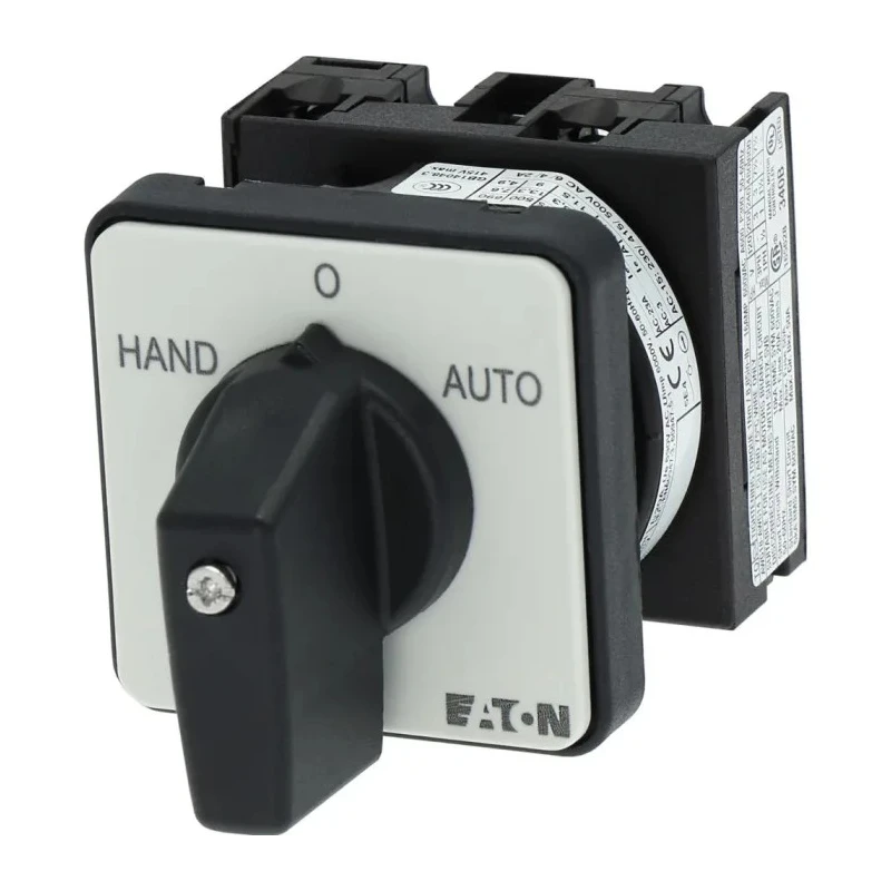 Eaton Cam Switch 3 Position 45° Toggle Actuator 20A, 690V AC, Flush Mount 019872 T0-1-15431/E