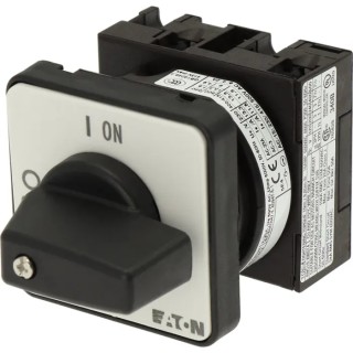 Eaton Cam Switch 2 Position 90° Toggle Actuator 20A 690V AC Flush Mount 067352 T0-1-8200/E