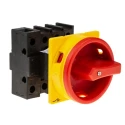 Eaton 3-Pole Panel Mount Isolator Switch IP65, 190A, 13 kW, Red Handle, Screw Terminal 