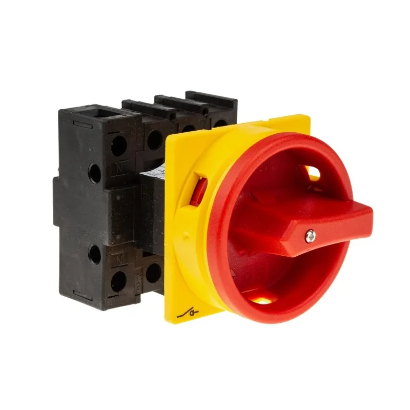 Eaton 3-Pole Panel Mount Isolator Switch IP65, 190A, 13 kW, Red Handle, Screw Terminal 