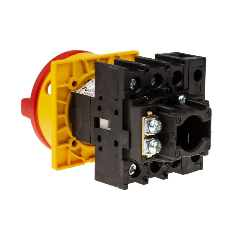 Eaton 3-Pole Panel Mount Isolator Switch IP65, 190A, 13 kW, Red Handle, Screw Terminal 