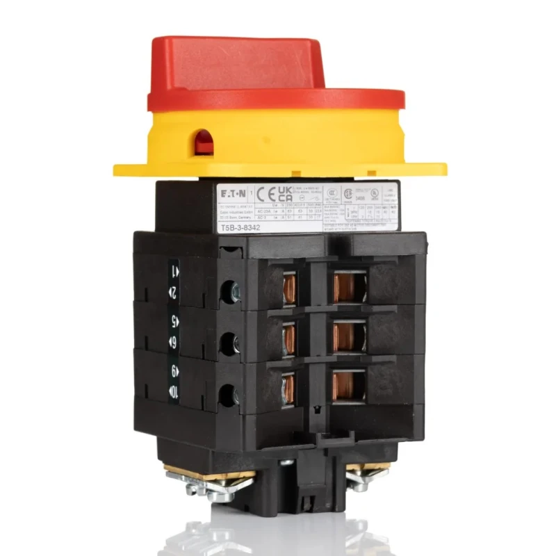 Eaton 6-Pole Panel Mount Isolator Switch IP65 520A 30 kW T5B Model 