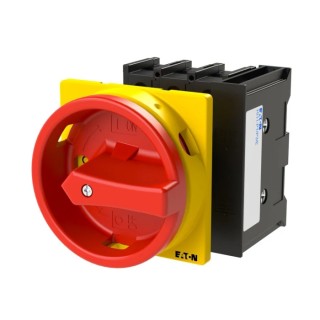 Eaton 3-Pole Flush Isolator Switch IP65, 25A, 13 kW, 690V, Red Handle IP65