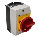 Eaton 3-Pole Surface Mount Isolator Switch IP65, 100A, 5.5 kW, Red Handle, Screw Terminal 