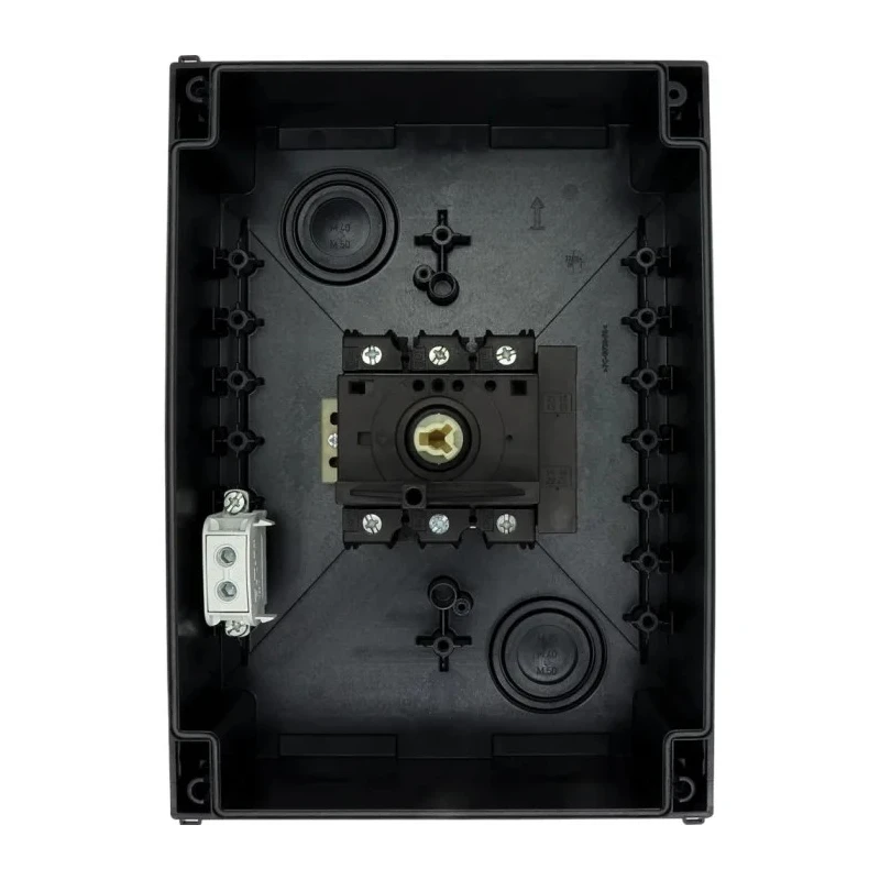 Eaton 3-Pole Surface Mount Isolator Switch IP65, 760A, 55kW, Red Handle, Screw Terminal P3-100 