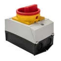 Eaton 3-Pole Surface Mount Isolator Switch IP65, 100A, 5.5 kW, Red Handle, Screw Terminal 