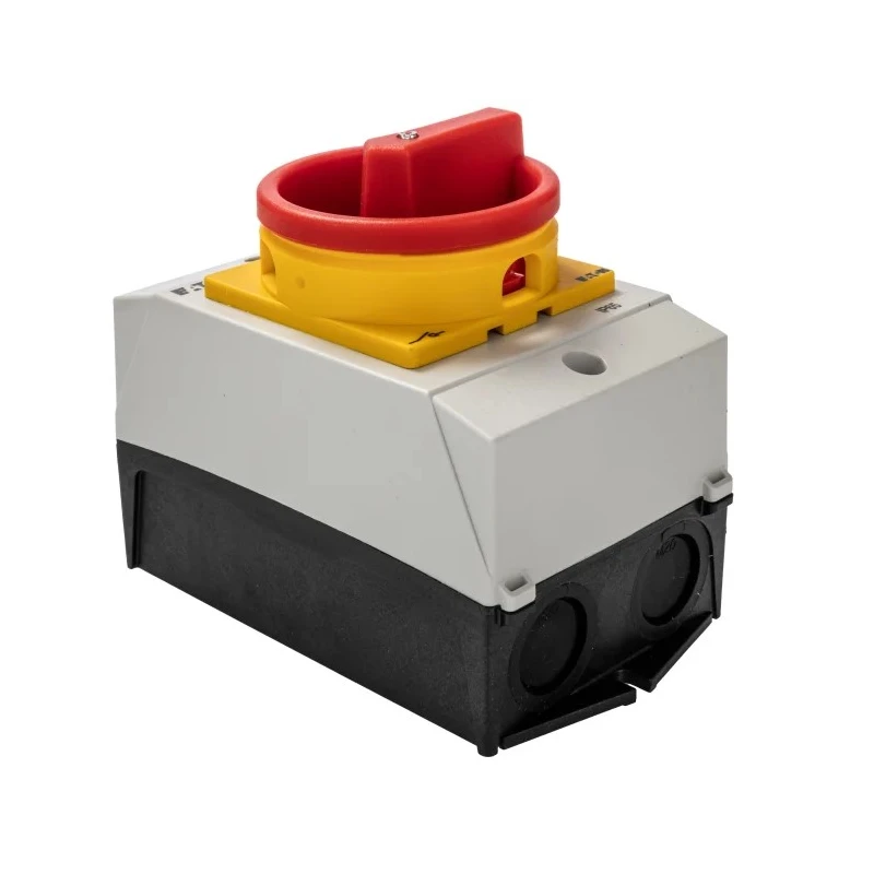 Eaton 3-Pole Surface Mount Isolator Switch IP65, 100A, 5.5 kW, Red Handle, Screw Terminal 