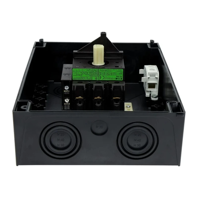Eaton 3-Pole Surface Mount Isolator Switch IP65, 760A, 55kW, Red Handle, Screw Terminal P3-100 