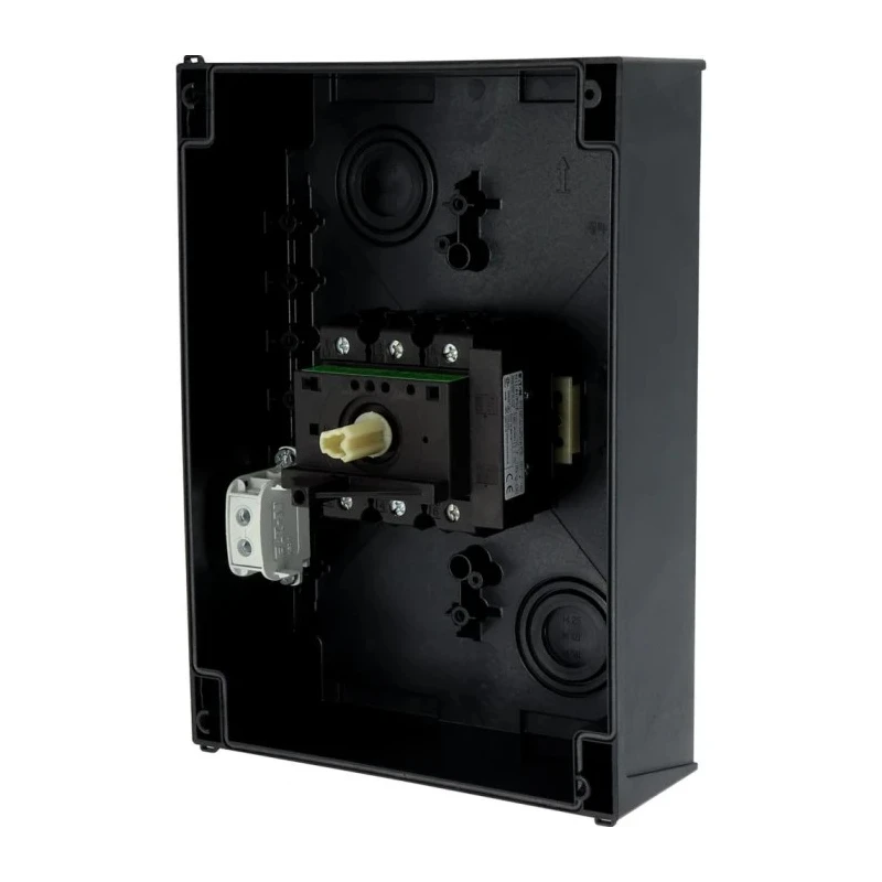 Eaton 3-Pole Surface Mount Isolator Switch IP65, 760A, 55kW, Red Handle, Screw Terminal P3-100 