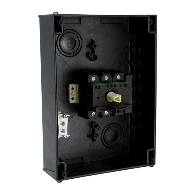 Eaton 3-Pole Surface Mount Isolator Switch IP65, 760A, 55kW, Red Handle, Screw Terminal P3-100 