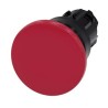 Siemens SIRIUS ACT 22 mm Red Momentary Push Button Head, IP66, IP67, IP69K 3SU1000-1BD20-0AA0