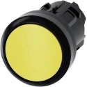Siemens SIRIUS ACT 3SU10 Series Yellow Momentary Push Button Switch 22mm Cutout IP66 IP67 IP69K 3SU1000-0AB30-0AA0