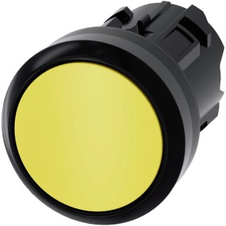 Siemens SIRIUS ACT 3SU10 Series Yellow Momentary Push Button Switch 22mm Cutout IP66 IP67 IP69K 3SU1000-0AB30-0AA0