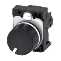 Siemens SIRIUS ACT Rotary Push Button Head Potentiometer Push Button Head 0.5W Plastic Element 40mm Height 3SU1200-2PR10-1AA0