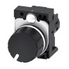 Siemens SIRIUS ACT Rotary Push Button Head Potentiometer Push Button Head 0.5W Plastic Element 40mm Height 3SU1200-2PR10-1AA0
