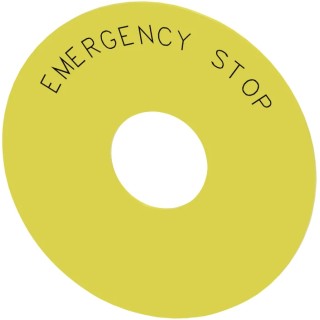 Siemens Backing Plate for Use with Emergency Stop Mushroom Push Button 3SU1900-0BC31-0DA0