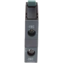 Siemens Auxiliary Contact, 1 Contact, 1 NC, Snap-On Mount, Screw Terminal, 1A Contact Current, 3RH1921-1CA01