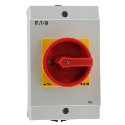 Eaton 6-Pole Surface Mount Isolator Switch IP65 260A 13kW T3-4-15682/I2H/SVB/K-CI-K1/2(RS393-9787)
