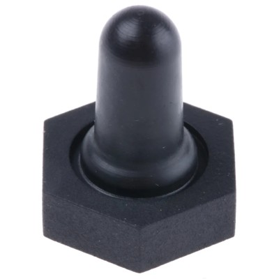 Marquardt Toggle Switch Cap for Use with 1820 Series Neoprene Black 343.001.023