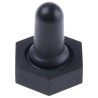 Marquardt Toggle Switch Cap for Use with 1820 Series Neoprene Black 343.001.023