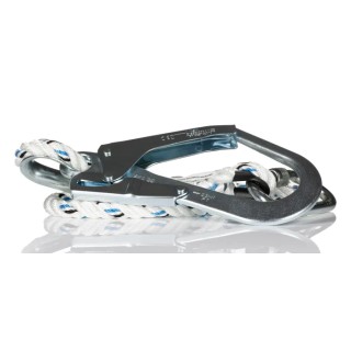 Kaba 1 m Fall Arrest Lanyard with 1 Screwgate Karabiner CS20 and Steel Scaffold Hook 1031453