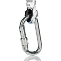 Kaba 1 m Fall Arrest Lanyard with 1 Screwgate Karabiner CS20 and Steel Scaffold Hook 1031453