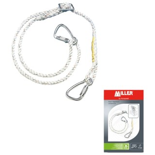 Kaba 2 m Adjustable Polyamide Fall Arrest Lanyard with Twist Lock Carabiner 1031451