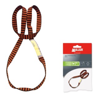 Kaba 800 mm Anchor Strap 22 kN Breaking Strength, 25 mm Wide Polyamide Webbing 1031460