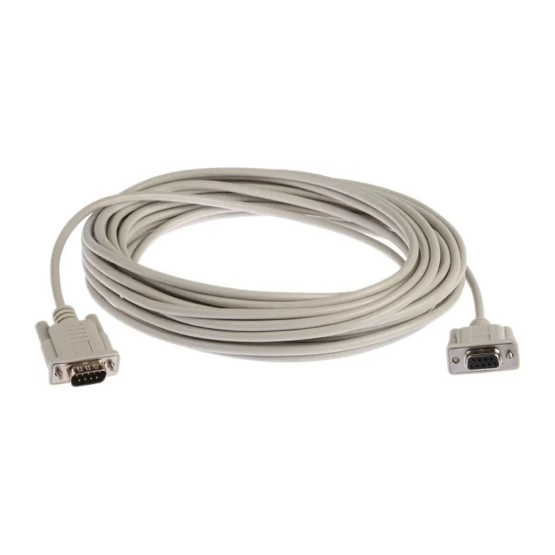 Roline Male D-Sub 9-Pin to Female DB9 Serial Cable 10 m Polyvinyl Chloride 11.01.6290-25