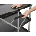 RS PRO Aluminium Frame Folding Castor Trolley with 3 Polypropylene Shelves 670 mm Platform Length 8 kg Load Capacity 103-8687