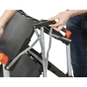 RS PRO Aluminium Frame Folding Castor Trolley with 3 Polypropylene Shelves 670 mm Platform Length 8 kg Load Capacity 103-8687
