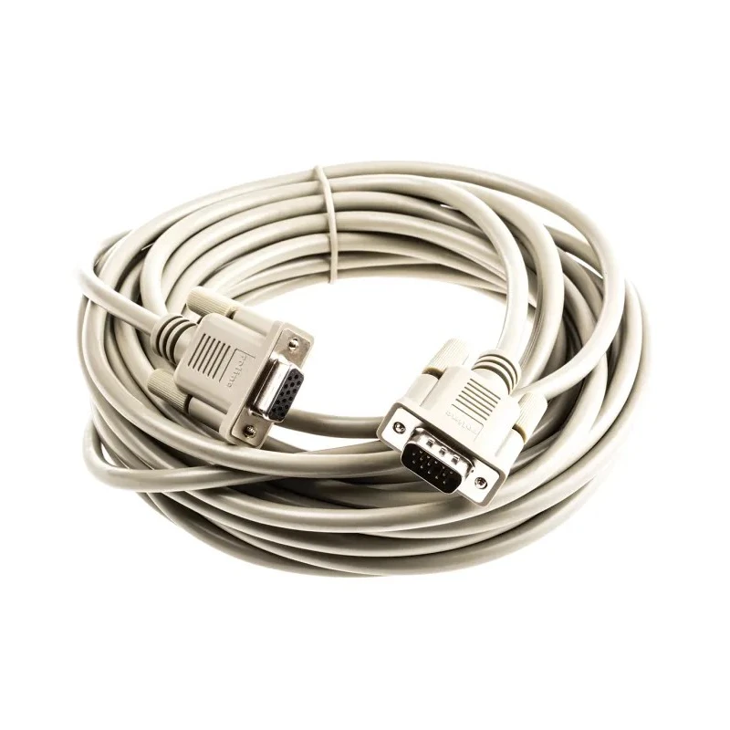 Roline Female VGA to Male VGA Cable, 10 m Grey 11.01.6590-25