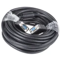Roline Male to Female VGA Cable 10 m Black Polyvinyl Chloride Jacket 300V Series 11 11.04.5360-5
