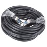 Roline Male to Female VGA Cable 10 m Black Polyvinyl Chloride Jacket 300V Series 11 11.04.5360-5
