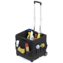 RS PRO Plastic Smooth Trolley Load Capacity 35kg Foldable Durable Plastic Frame 460mm Platform Length 75mm Wheel 103-8695