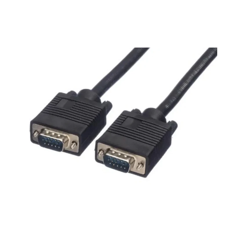 Roline Male VGA to Male VGA Cable, 10 m Length, Polyvinyl Chloride Grey Jacket, 300V, Series 11 11.04.5210-5