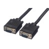Roline Male VGA to Male VGA Cable, 10 m Length, Polyvinyl Chloride Grey Jacket, 300V, Series 11 11.04.5210-5