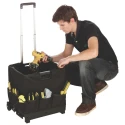 RS PRO Plastic Smooth Trolley Load Capacity 35kg Foldable Durable Plastic Frame 460mm Platform Length 75mm Wheel 103-8695