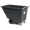 RS PRO Polypropylene 2 Fixed + 2 Swivel Truck with Brakes, 450 L Load Capacity, 925 mm Height, 230 mm Rubber Wheels 103-8700