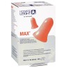 Honeywell Safety Max LS-500 Series Red Disposable Ear Plugs 37 dB Rated Pack of 500 3301165
