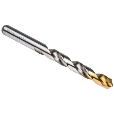 Dormer High Speed Steel Tin Drill Bit 16 mm Diameter 151 mm Overall Length Titanium Nitride Coated A00212.9