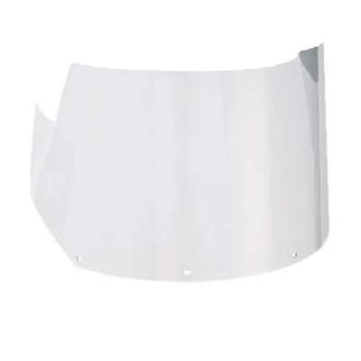 North Clear Polycarbonate Visor with Brow Guard Face Shield Guard Impact Resistant EN166 1002310