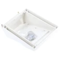 OKW Datec White ABS Instrument Case 101 mm height, 272 mm length, 168 mm width, IP65 Protection AS052875
