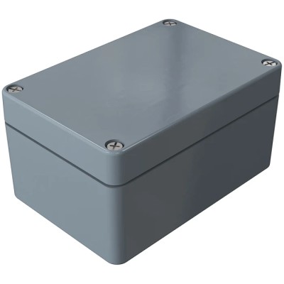 Rose Fibreglass Reinforced Polyester Enclosure IP66 IK08, Grey Lid, 110 mm x 75 mm x 110 mm IP66