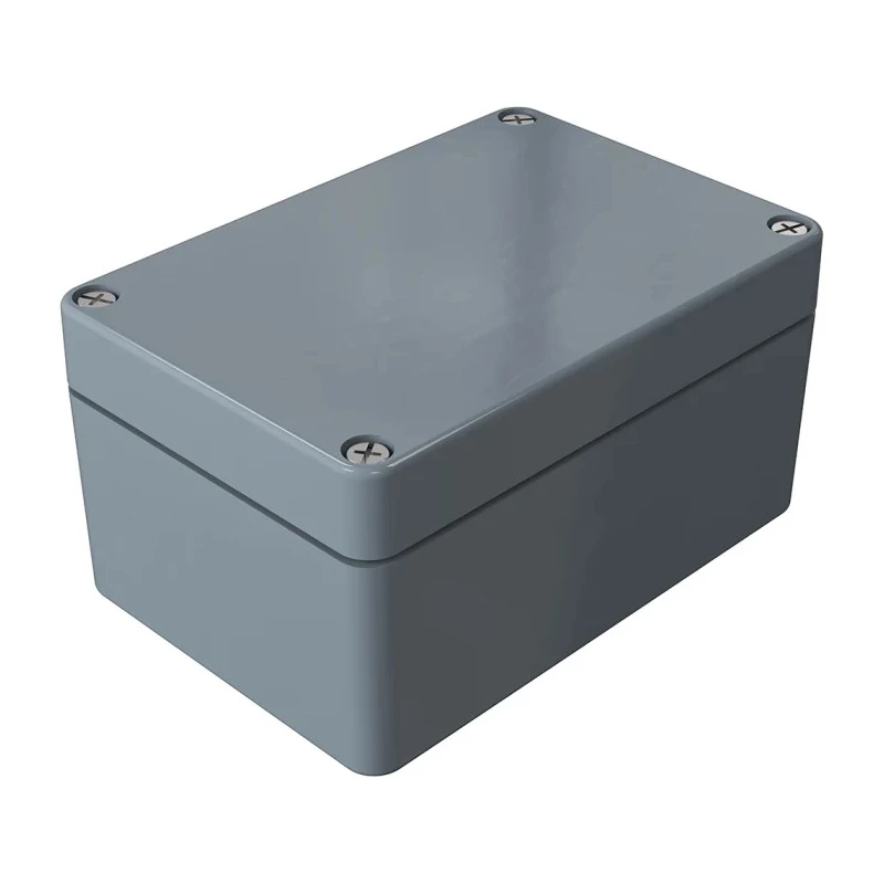 Rose Fibreglass Reinforced Polyester Enclosure IP66 IK08, Grey Lid, 110 mm x 75 mm x 110 mm IP66