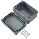 Rose Fibreglass Reinforced Polyester Enclosure IP66 IK08, Grey Lid, 110 mm x 75 mm x 110 mm IP66