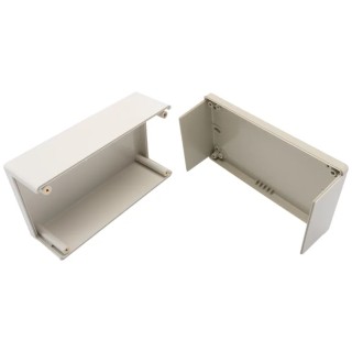 OKW White Grey Lid ABS Enclosure IP40, 70 mm x 189 mm x 110 mm 